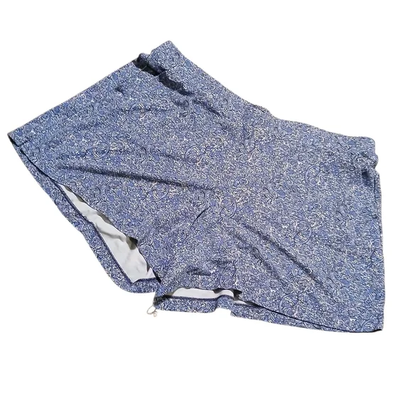 J. Jill Women's Size 2XL Blue and White Patterned Skort - Picture 1 of 7